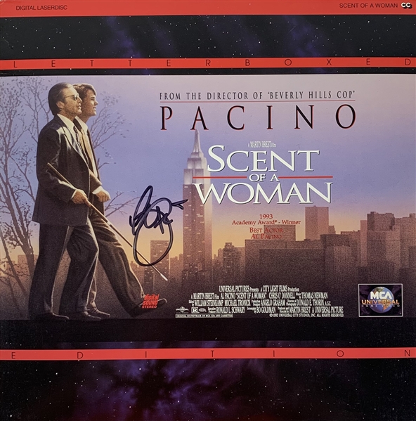 Al Pacino Signed Laserdisc Cover for "Scent of a Woman" (Beckett/BAS Guaranteed)