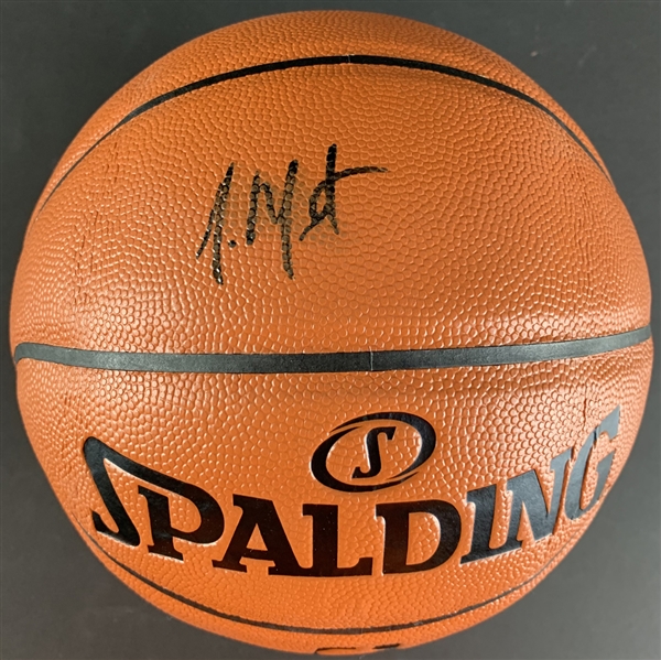 Ja Morant Signed Spalding NBA Replica Model Basketball (PSA/DNA)