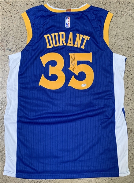 Kevin Durant Signed Golden State Warriors Swingman Model Jersey (PSA/DNA)