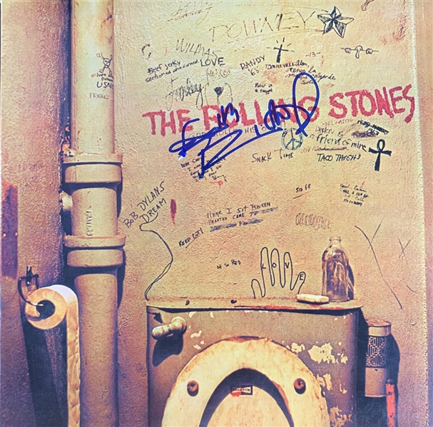 The Rolling Stones: Keith Richards In-Person Signed "Beggars Banquet" Album Cover (Beckett/BAS Guaranteed)