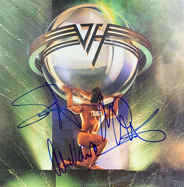Van Halen Group Signed "5150" Album Cover with Alex Van Halen, Hagar & Anthony (Beckett/BAS Guaranteed)