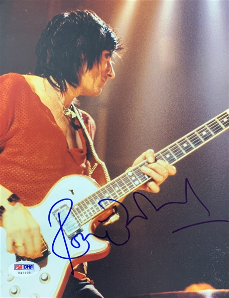 The Rolling Stones: Ronnie Wood In-Person Signed 8" x 10" Color Photo (PSA/DNA)