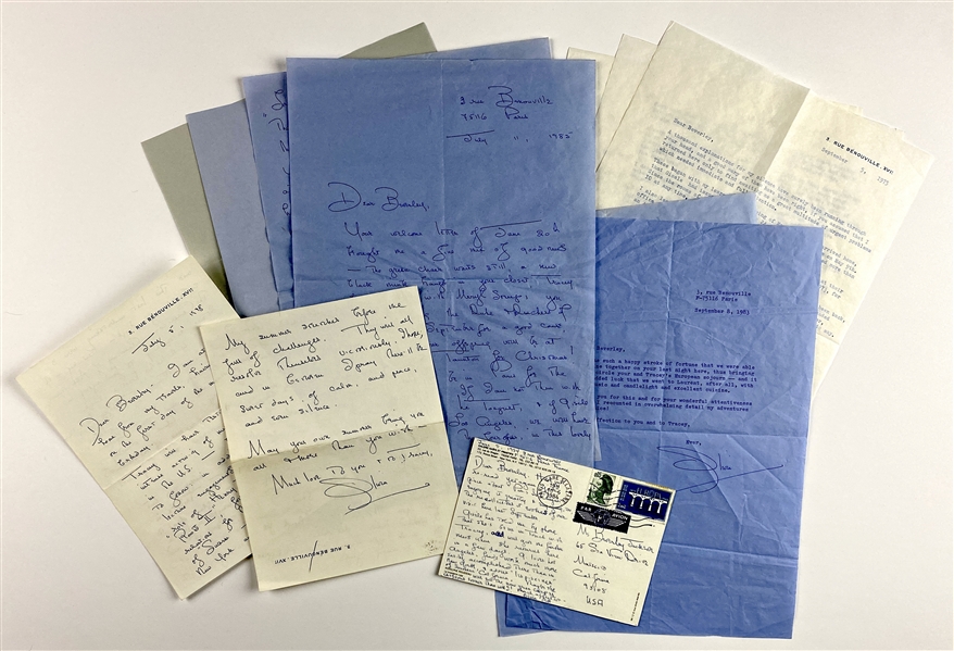 Gone With the Wind: Olivia de Havilland Archive of (9) Signed Letters (John Reznikoff/University Archives COA) (Beckett Guaranteed)