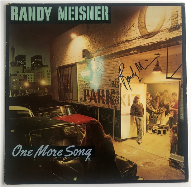 Eagles: Randy Meisner Signed “One More Song” Album Record (Beckett/BAS Guaranteed) 