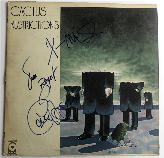 Cactus Group Signed “Restrictions” Album Record (3 Sigs) (Beckett/BAS Guaranteed)