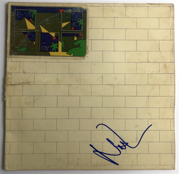 Pink Floyd: Nick Mason Signed “The Wall” Album Record (Beckett/BAS Guaranteed)