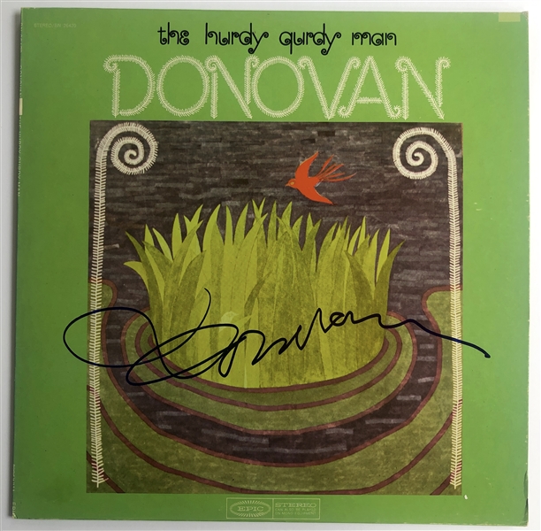 Donovan Signed “Hurdy Gurdy Man” Album Record (Beckett/BAS Guaranteed) 