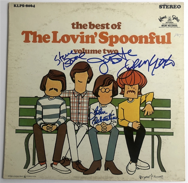 The Lovin’ Spoonful Group Signed “Best of” Album Record (4 Sigs)(Beckett/BAS Guaranteed) $100