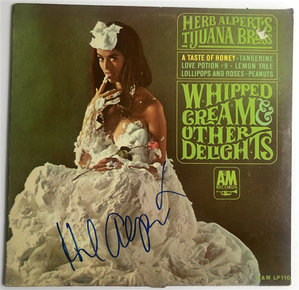 Herb Alpert Signed “Whipped Cream & Other Delights” (Beckett/BAS Guaranteed)