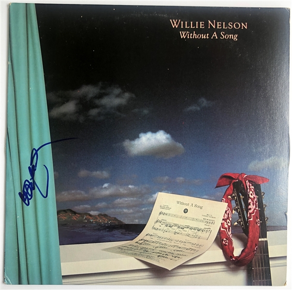 Willie Nelson Signed “Without a Song” Album Record (Beckett/BAS Guaranteed)