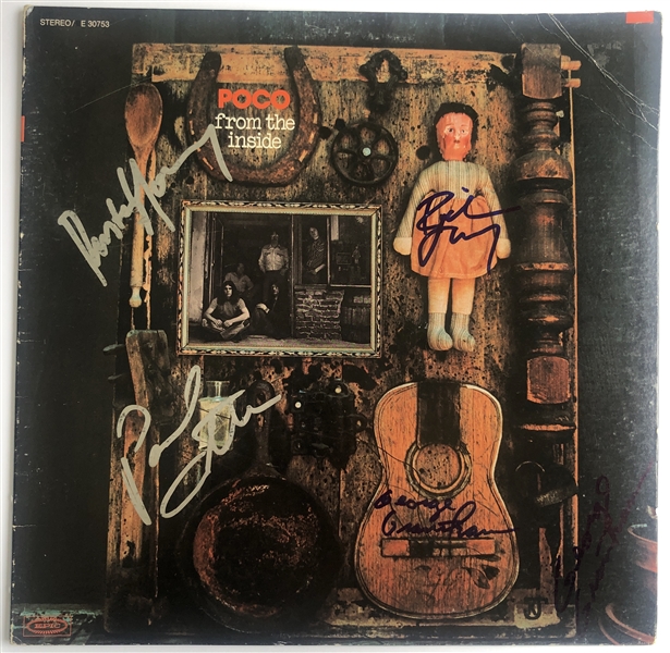 Poco Signed “From the Inside” Album Record (4 Sigs) (Beckett/BAS Guaranteed)