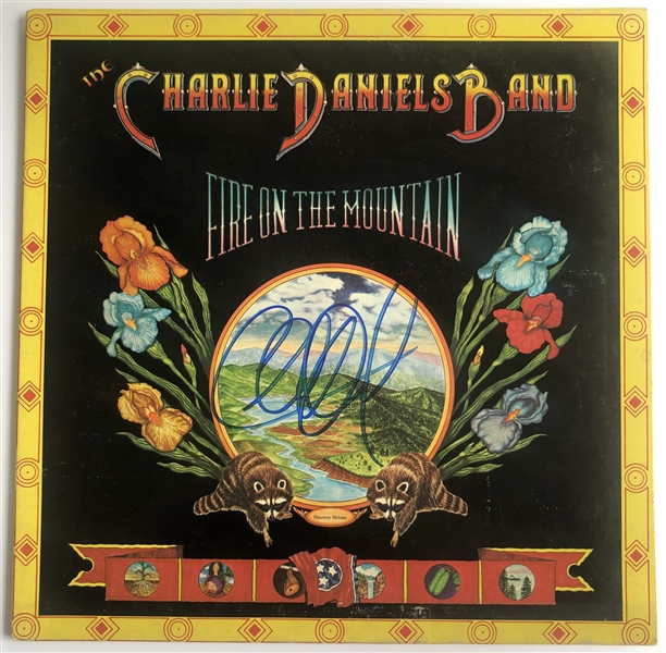 Charlie Daniels Signed “Fire on the Mountain” Album Record (Beckett/BAS Guaranteed)