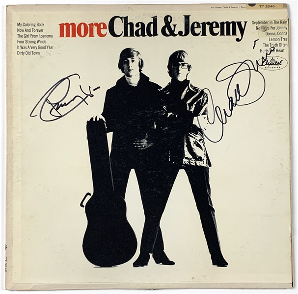 Chad & Jeremy Signed “More” Album Record (Beckett/BAS Guaranteed)