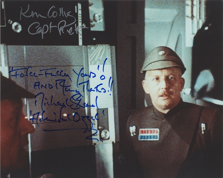 Star Wars: Ken Colley “Capt Piett” & Michael Sheard “Admiral Ozzel” Signed 10” x 8” Photo from “The Empire Strikes Back” (Beckett/BAS Guaranteed)
