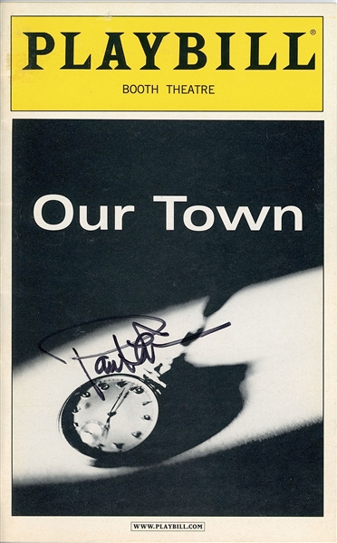 Paul Newman In-Person Signed “Our Town” Playbill (John Brennan Collection) (Beckett/BAS Guaranteed) 