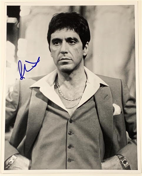 Al Pacino Scarface In-Person Signed 11” x 14” Photograph (John Brennan Collection) (Beckett/BAS Guaranteed) 