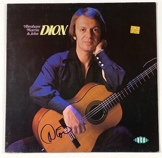 Dion In-Person Signed “Abraham Martin & John’” 12” EP Record (John Brennan Collection) (Beckett/BAS Guaranteed)
