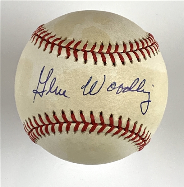 Gene Woodling Signed OAL Baseball (Beckett/BAS Guaranteed)