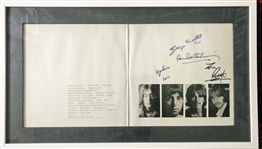 The Beatles Signed "White Album" Gatefold with McCartney, Ringo, Yoko Ono & George Martin (Beckett/BAS Guaranteed)