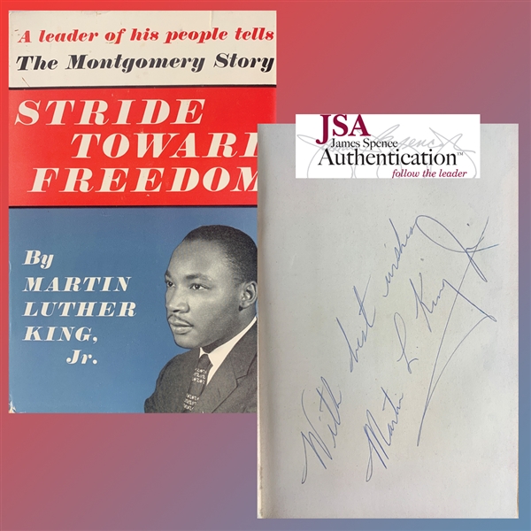 Dr. Martin Luther King Jr. Superb Signed "Strive Toward Freedom" First Edition Hardcover Book (JSA)