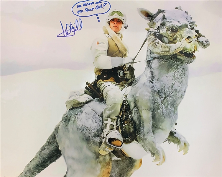 Star Wars: Mark Hamill Signed 16" x 20" Color Photo with Inscription from "ESB" (Beckett/BAS LOA)