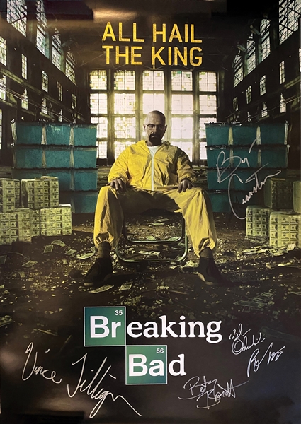 Breaking Bad Desirable Cast Signed 27" x 40" Promo Poster (Beckett/BAS Guaranteed)