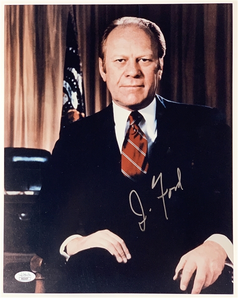 President Gerald Ford In-Person Signed 11” x 14” Photograph (John Brennan Collection) (JSA Authentication)