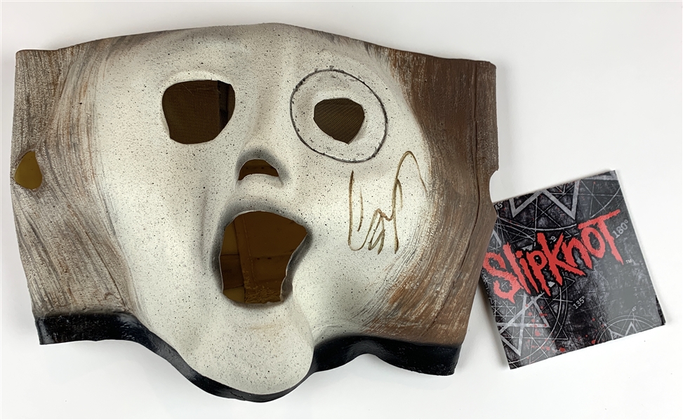Slipnot: Corey Taylor Signed Rubber Mask (Beckett/BAS Guaranteed)
