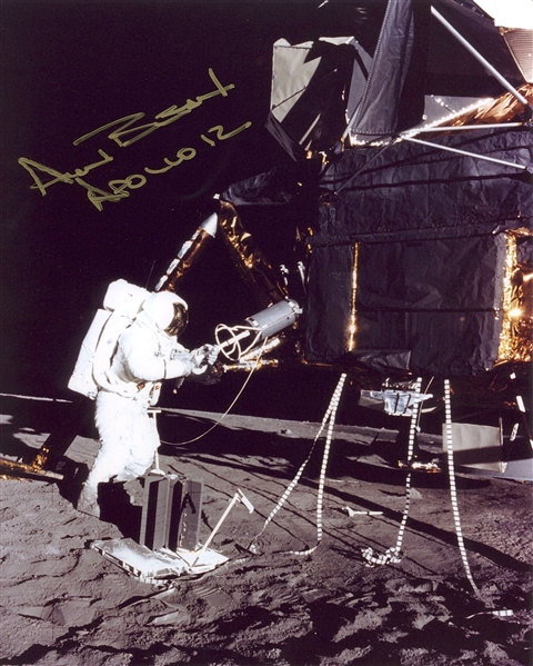Apollo 12: Alan Bean Signed 8” x 10” Photo (Beckett/BAS Guaranteed)
