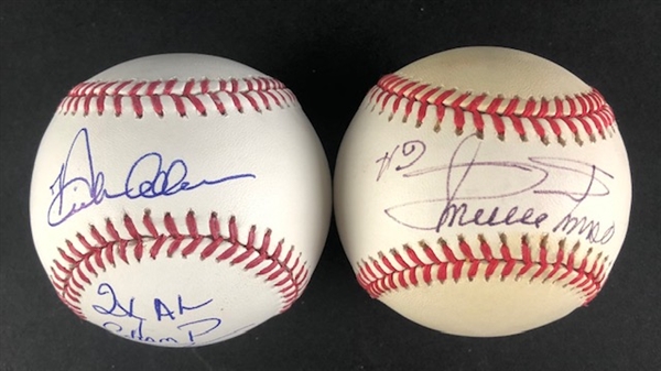 Chicago White Sox All-Star Players: Lot of (2) Individually Signed Baseballs: 1-Dick Allen and 1-Minnie Minoso (JSA)