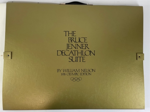 "The Bruce Jenner Decathlon Suite" by renown artist William Nelson, 10 Lithographs each Signed by Jenner!(Beckett/BAS Guaranteed)