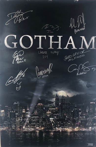 “Gotham” Cast Signed 16" x 24” Poster (9 Sigs) (Celebrity Authentics)
