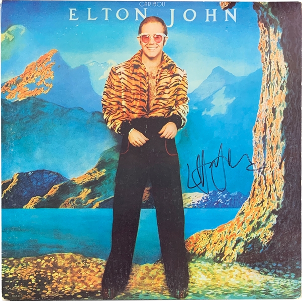 Elton John Signed "Caribou" Record Album (Epperson/REAL LOA)