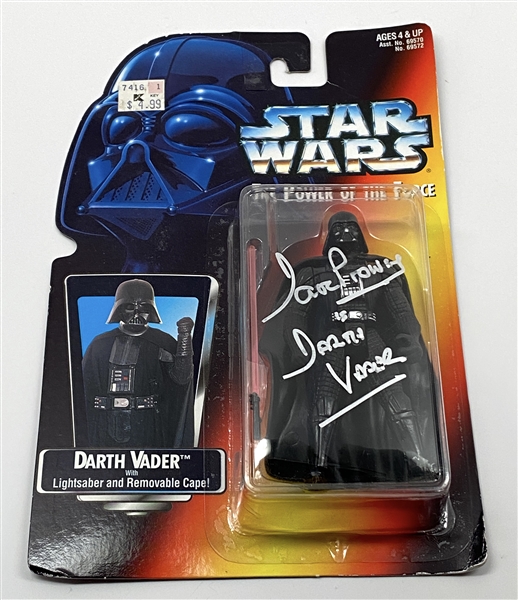 Star Wars: Dave Prowse “Darth Vader”  Signed 4.5” Figurine Toy (Beckett/BAS Guaranteed) 