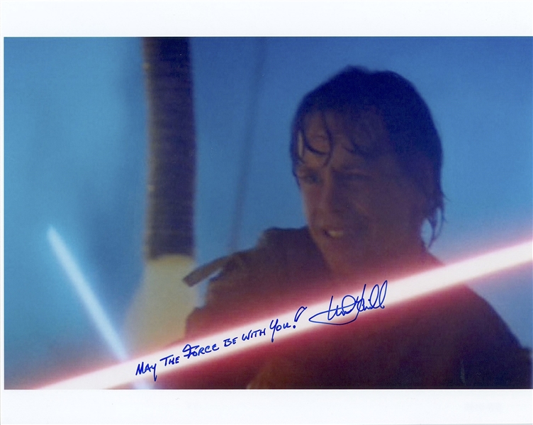 Star Wars: Mark Hamill With Great Quote Signed 10” x 8” Photo from “The Empire Strikes Back” (Beckett/BAS Guaranteed)