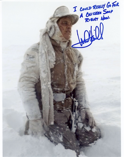 Star Wars: Mark Hamill With Great Quote Signed 8” x 10” Photo from “The Empire Strikes Back” (Beckett/BAS Guaranteed)