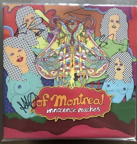 Of Montreal Group Signed “ Innocence Reaches” LP Album Record (4 sigs) (Beckett/BAS Guaranteed) 