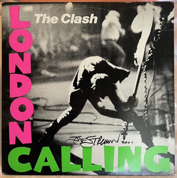The Clash: Joe Strummer Signed “London Calling” LP Record Album (Beckett/BAS Guaranteed) 