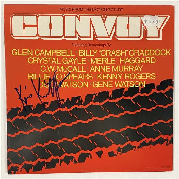 Kris Kristofferson In-Person Signed “Convoy” Album Record (John Brennan Collection) (JSA Authentication)