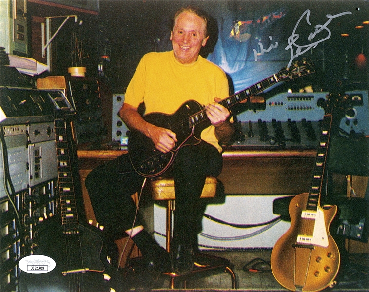 Les Paul In-Person Signed 8 x 10 Photo (John Brennan Collection) (JSA Authentication)