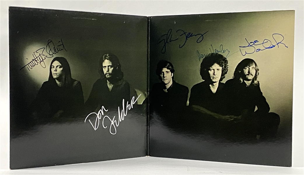 Eagles Group Signed "The Long Run" Record Album (5 Sigs) (Epperson/REAL LOA & Beckett/BAS Guaranteed) 