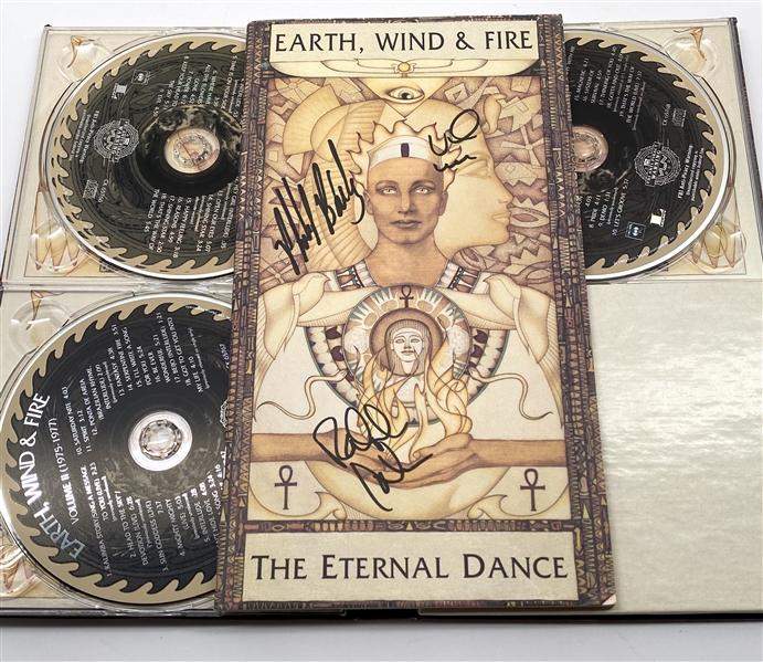 Earth, Wind & Fire Group Signed CD Set (3 Sigs) (Beckett/BAS Guaranteed) 