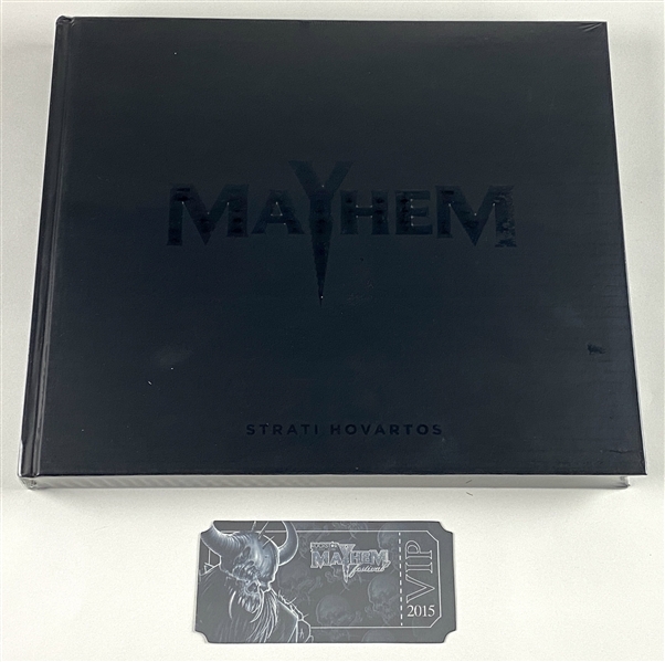 Mayhem Collectible Book & 2015 “Mayhem Festival” VIP Ticket