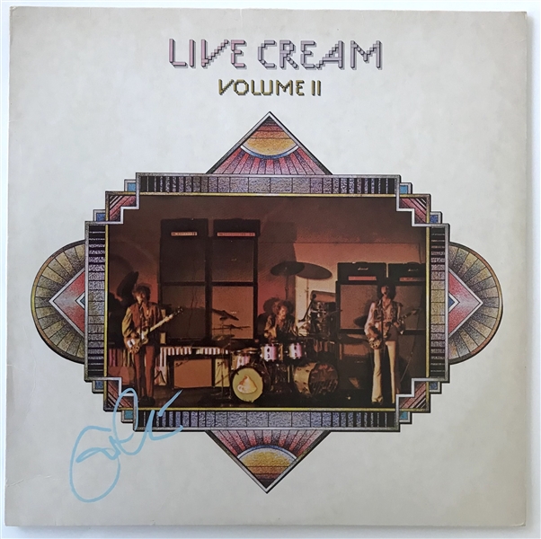 Cream: Eric Clapton Signed “Live Cream: Volume II” Record Album (Beckett/BAS Guaranteed) 