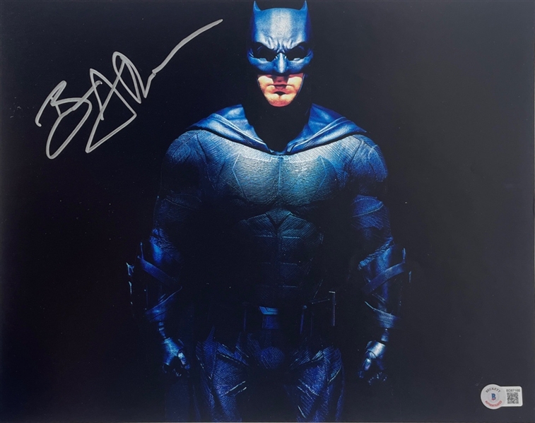 Batman: Ben Affleck Signed 11" x 14" Photo (BAS COA)(Steve Grad Autograph Collection)