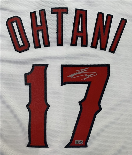 Shohei Ohtani Signed LA Angels White Jersey (MLB Holo)