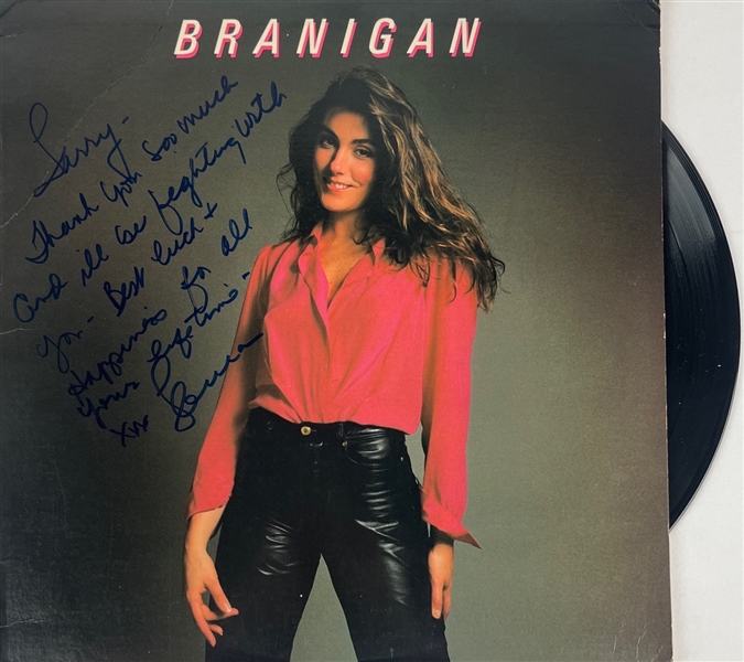 Laura Branigan Signed Album Cover w/ Vinyl (REAL LOA)