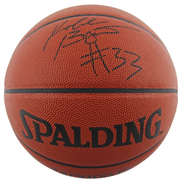 Kobe Bryant Signed Spalding NBA Leather Game Model Basketball with High School Era Autograph! (Beckett/BAS LOA)