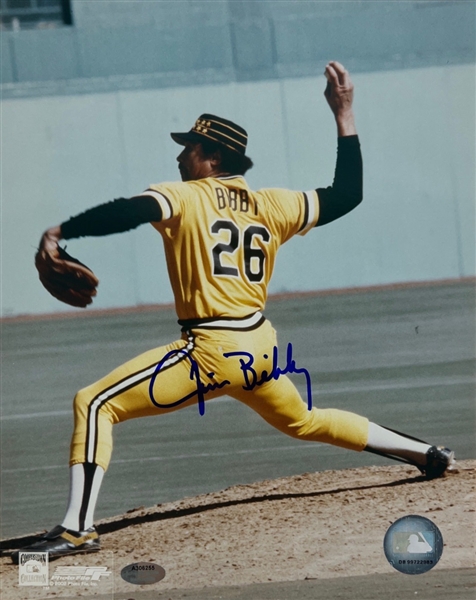 Jim Bibby Signed 8" x 10" Photo (Schwartz Sports)