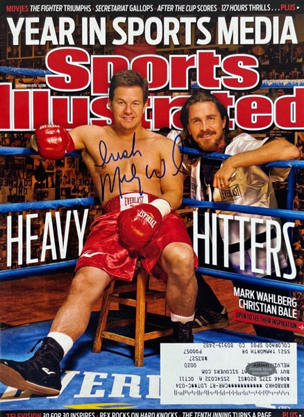 Mark Wahlberg Signed Sports Illustrated Magazine (Schwartz Sports)